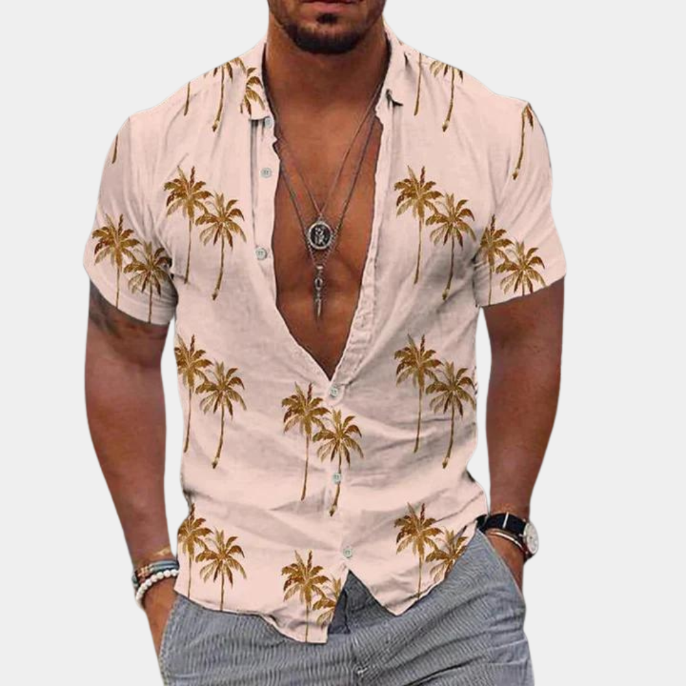 Thijs | Heren T-shirt met Tropische Print 2