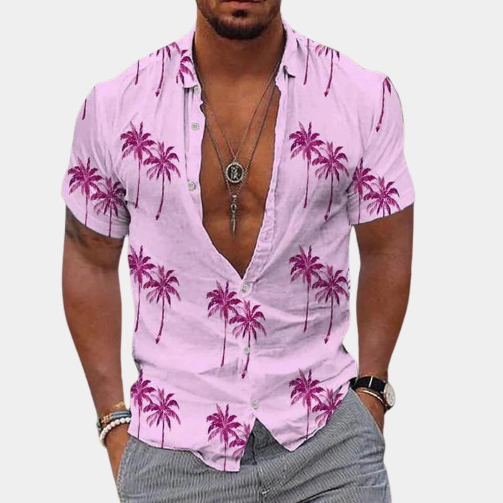 Thijs | Heren T-shirt met Tropische Print 5