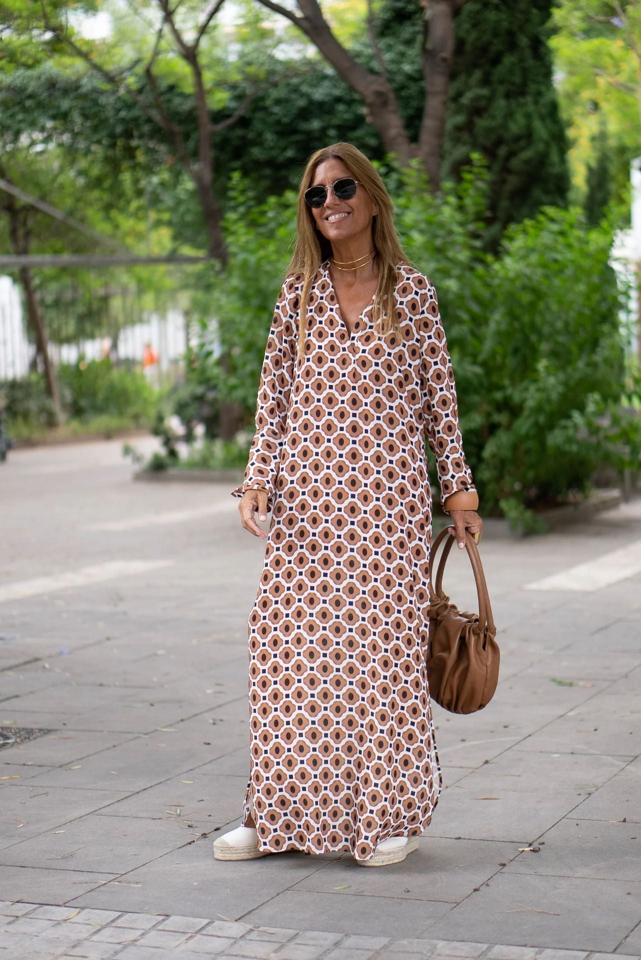 Clara | Dames Maxikleed met Print 1